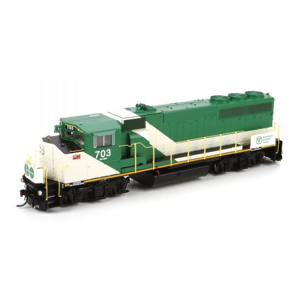 Athearn Genesis HO GP40-2W GO Trainsit w/ DCC & Sound