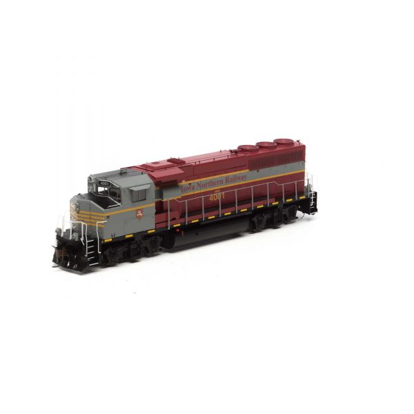 Athearn Genesis HO GP40-2L Iowa Northern w/ DCC & Sound