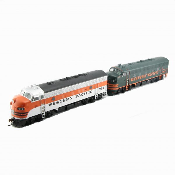 Athearn Genesis HO F7A&F7A Western Pacific "Freight"
