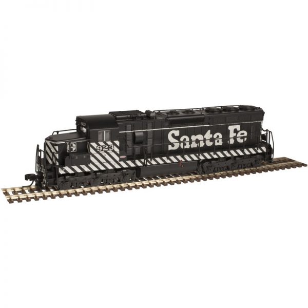 Atlas N SD24 Santa Fe "Zebra Stripes" w/ DCC