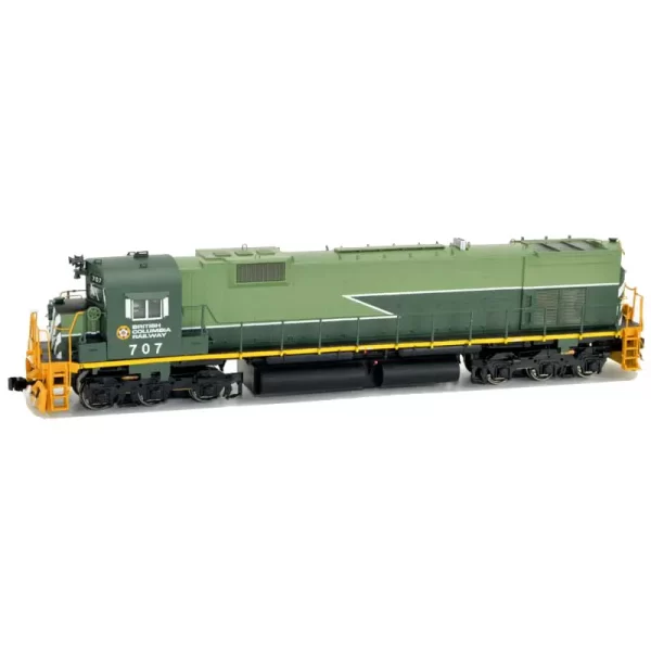 Bowser HO M630 British Columbia Railway "with Nose Stripes" w/ DCC & Sound