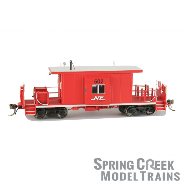 Spring Creek Exclusive HO Bluford Shops Short Body Bay Window Caboose Nebraska Central - Image 2