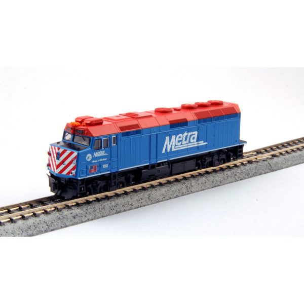 Kato N F40PH Chicago Metra "Village of Winfield" w/ DCC