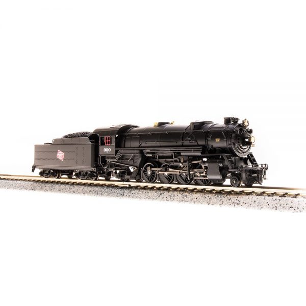 Broadway Limited Paragon 3 N 2-8-2 Heavy Mikado Steam Locomotive Milwaukee Road w/ DCC & Sound