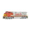 Scale Trains N Rivet Counter C44-9W Santa Fe w/ DCC & Sound