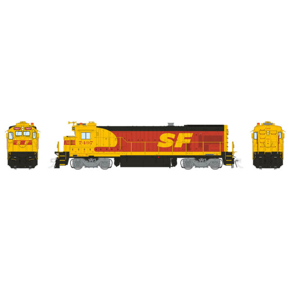 Rapido HO B36-7 Santa Fe "Kodachrome" w/ DCC & Sound