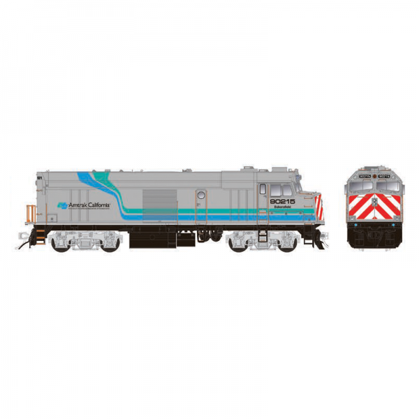 Rapido HO F40PH Amtrak California NPCU w/ DCC & Sound