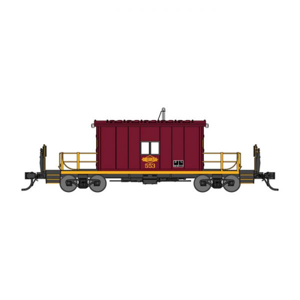 Bluford Shops HO Transfer Caboose Short Roof Ohio Central