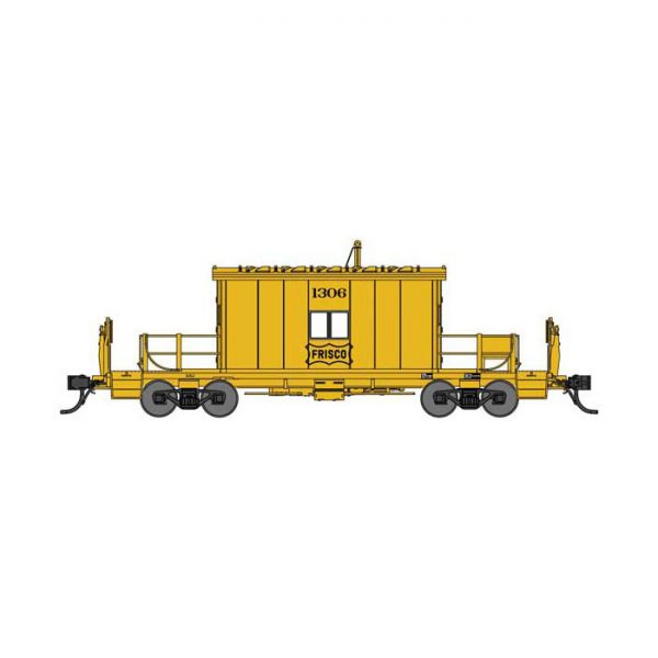 Bluford Shops N Transfer Caboose Short Roof Frisco "Yellow"