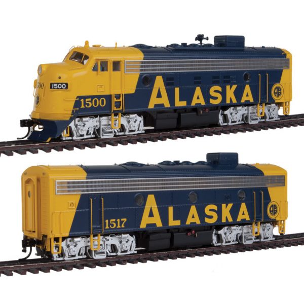 Walthers Proto HO F7A-B Set Alaska w/ DCC & Sound