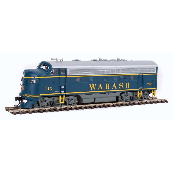Walthers Mainline HO F7A Wabash w/ DCC & Sound