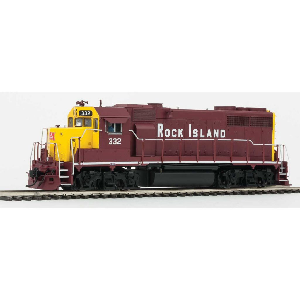Walthers Proto HO GP35 Phase II Rock Island "Maroon & Yellow" w/ DCC