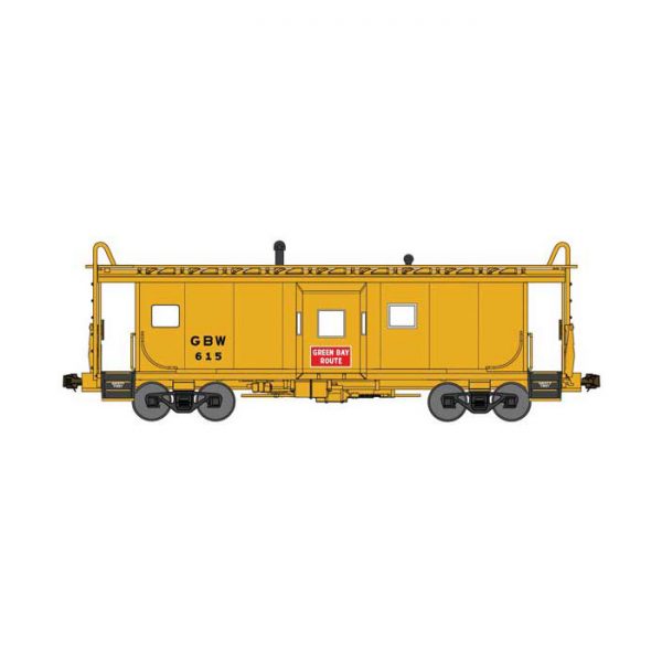 Bluford Shops N Bay Window Caboose Green Bay & Western