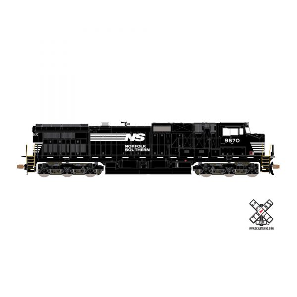 Scale Trains HO Operator C44-9W Norfolk Southern w/ DCC & Sound
