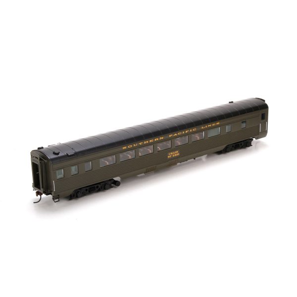 Athearn Genesis HO 77' Pullman Standard Chair Car Southern Pacific "General Service Green" w/ Lighting - Image 3