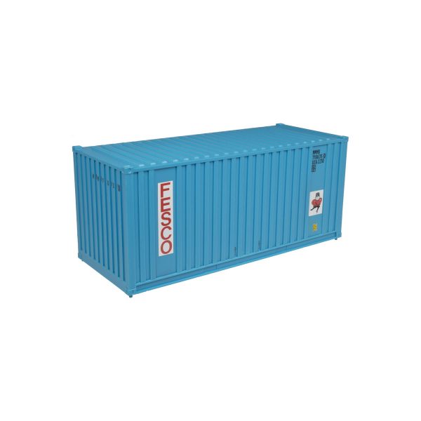 Atlas Trainman O Scale 20' Container Fesco 2 Pack