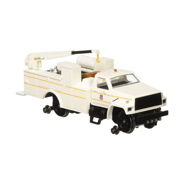 Bachmann HO Hi-Rail Equipment Truck with Crane Union Pacific w/ DCC