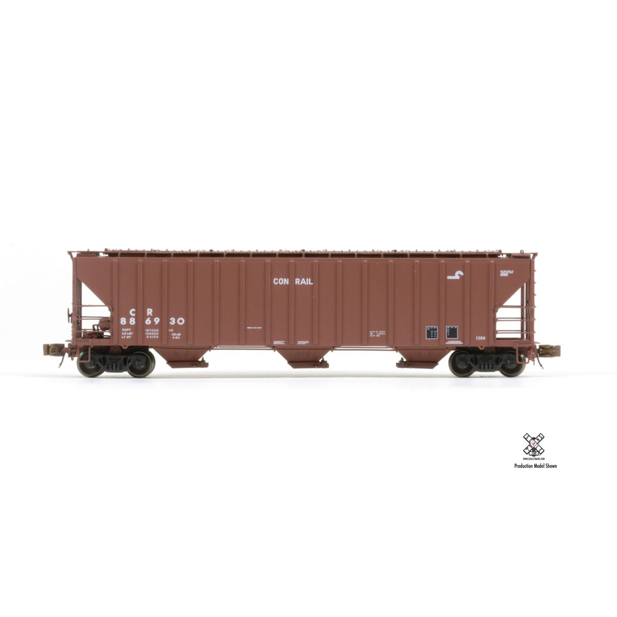 Scale Trains N Rivet Counter PS-2 4785 Covered Hopper Conrail - Image 2