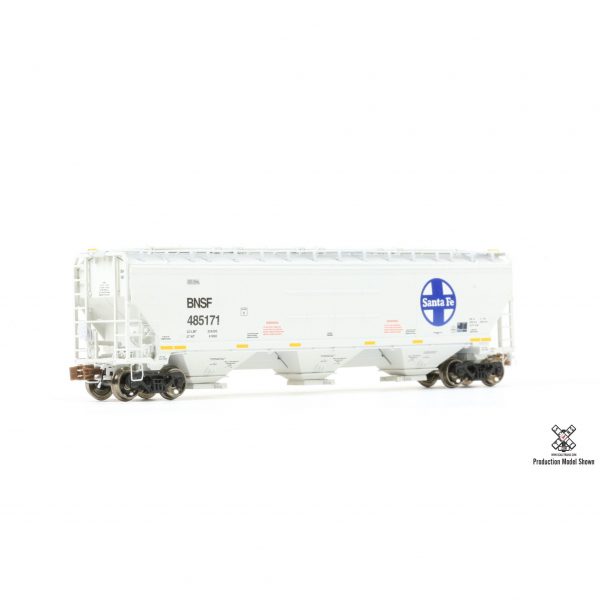 Scale Trains N Rivet Counter Gunderson 5188 Covered Hopper BNSF "Santa Fe Heritage" #486059