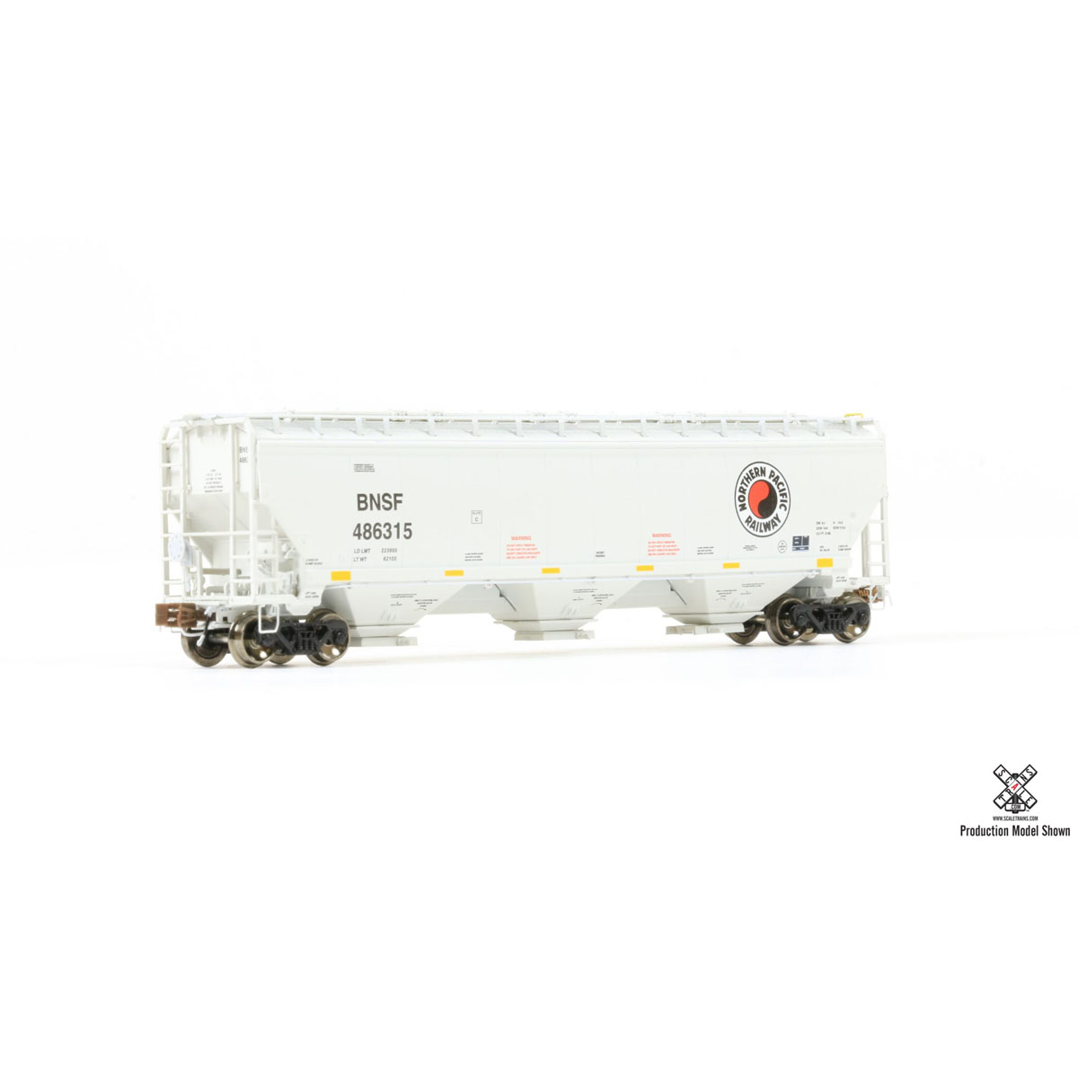 Scale Trains N Rivet Counter Gunderson 5188 Covered Hopper BNSF "NP"