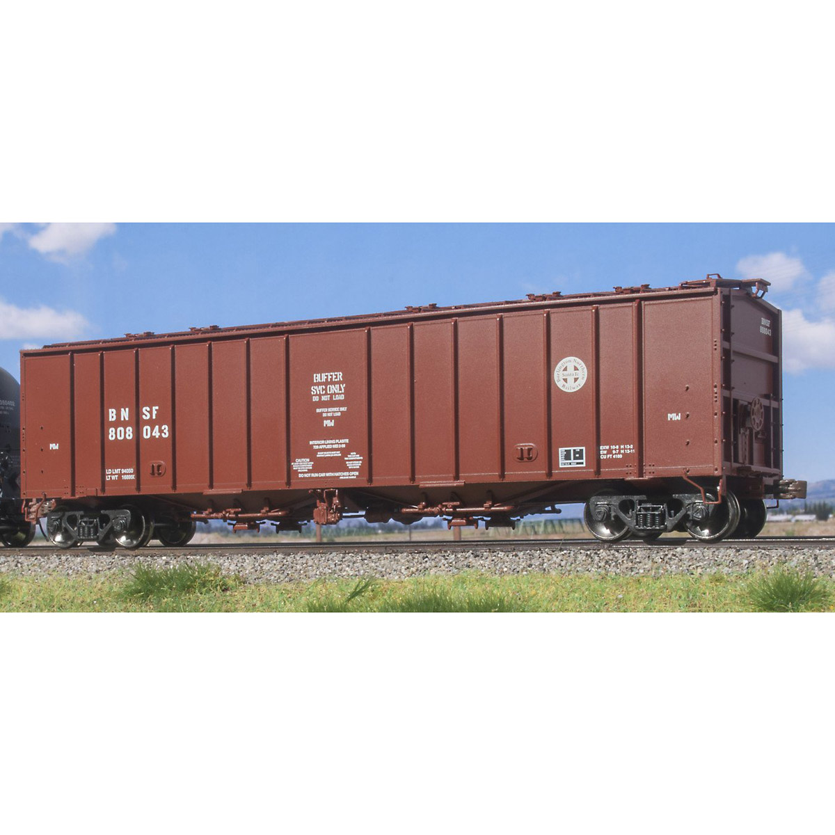 Scale Trains HO Operator GATC 4180 Airslide Covered Hopper BNSF "Buffer Service"