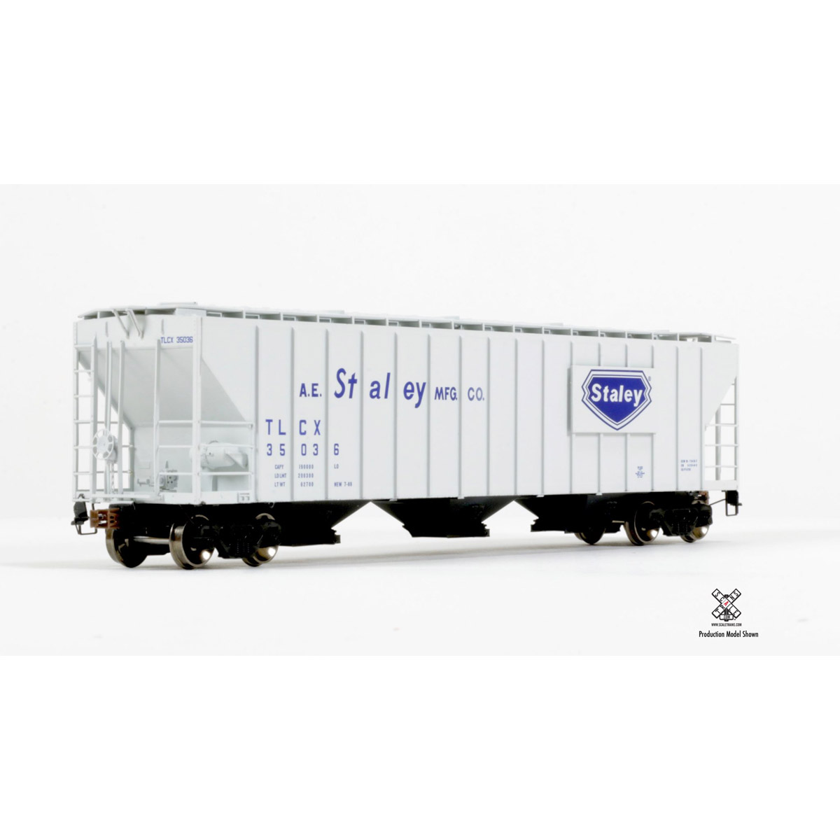 SESSION BEVY HOPPER 　CLEAR 5.11 セッション Scale Trains HO Operator PS 4785 Covered Hopper Staley 