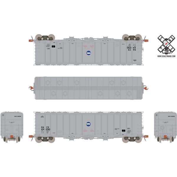 Scale Trains HO Rivet Counter GATC 4180 Airslide Covered Hopper GACX - Image 3