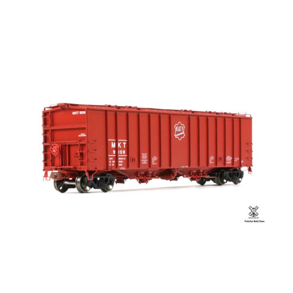Scale Trains HO Rivet Counter GATC 4180 Airslide Covered Hopper Missouri Kansas Texas "Red"