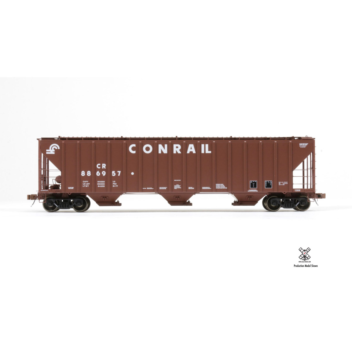 Scale Trains HO Rivet Counter PS-2 4785 Covered Hopper Conrail - Image 2