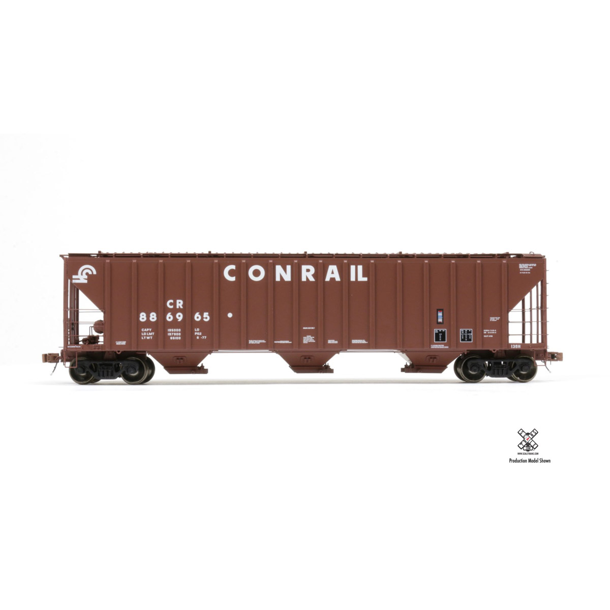 Scale Trains HO Rivet Counter PS-2 4785 Covered Hopper Conrail - Image 3