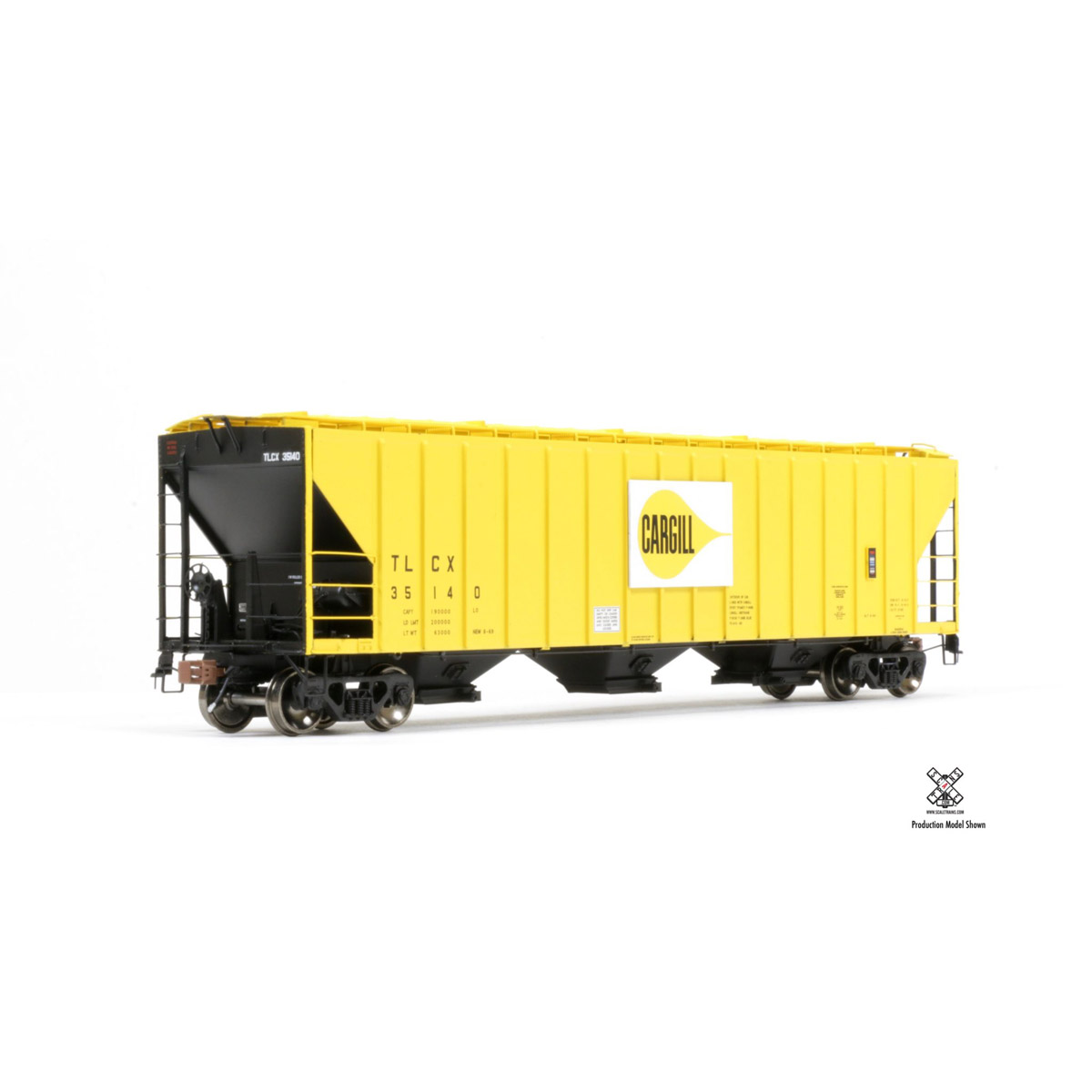 Scale Trains HO Rivet Counter PS-2 4785 Covered Hopper Cargill "TLCX"