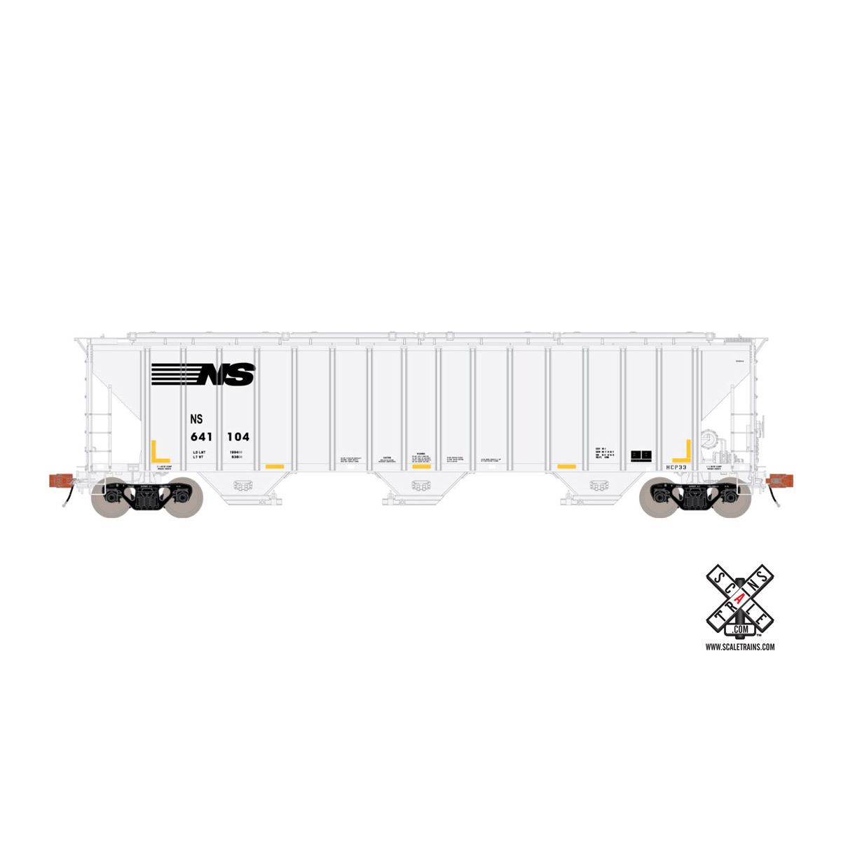 Scale Trains HO Rivet Counter PS-2 4785 Covered Hopper Norfolk Southern