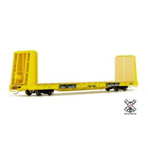 Scale Trains HO Rivet Counter F68AH Bulkhead Flat Car Trailer Train
