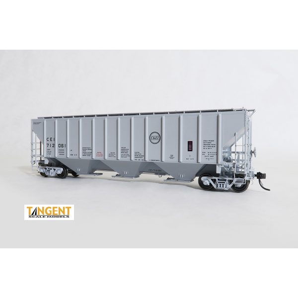 Tangent HO PS-2 4427 "High Side" Covered Hopper Misouri Pacific "C&EI"