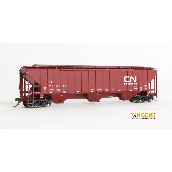 Tangent HO PS-2CD 4750 Covered Hopper Canadian National "IC, Website"