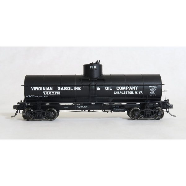 Tangent HO GA 8,000 Gal. Insulated Tank Car, 1917-Design Virginian Gas Charleston, WV