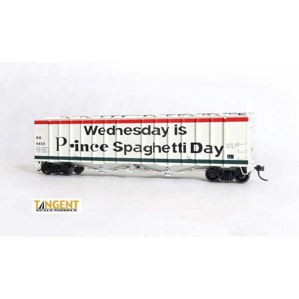 Tangent HO GA 4180 Airslide Covered Hopper Boston & Maine "ex Prince Spaghetti"