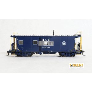 Tangent HO ICC I-18 Steel Bay Window Caboose Baltimore & Ohio "1968+" w/ Lights