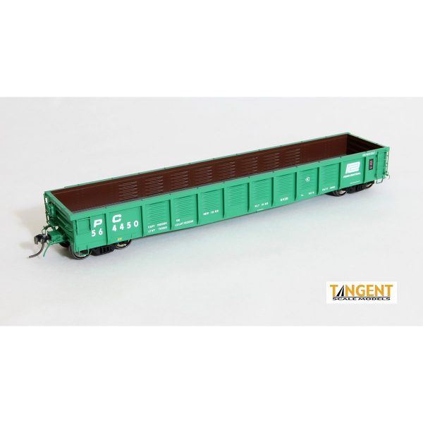 Tangent HO PRR & PC Shops G43 Class Corrugated Side Gondola Penn Central "Original 10-1969 G43B"