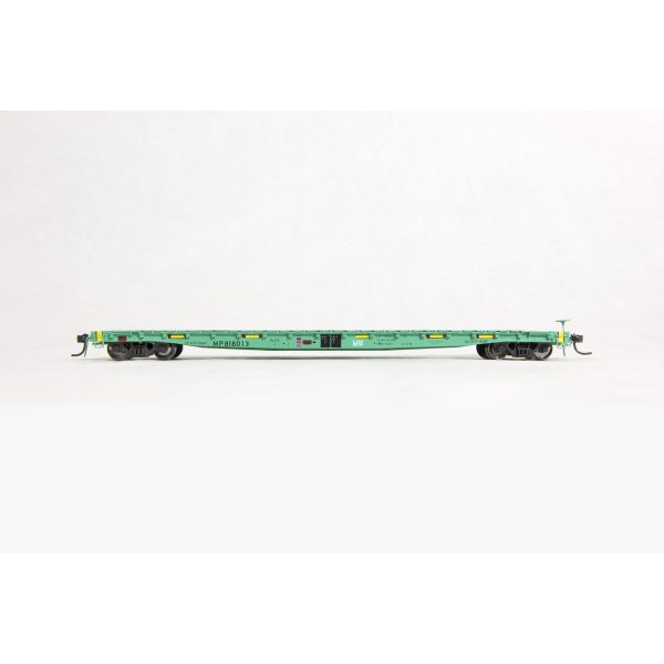 Tangent HO GSC 60' Flatcar Missouri Pacific "UP MOW Green, Post 2005"