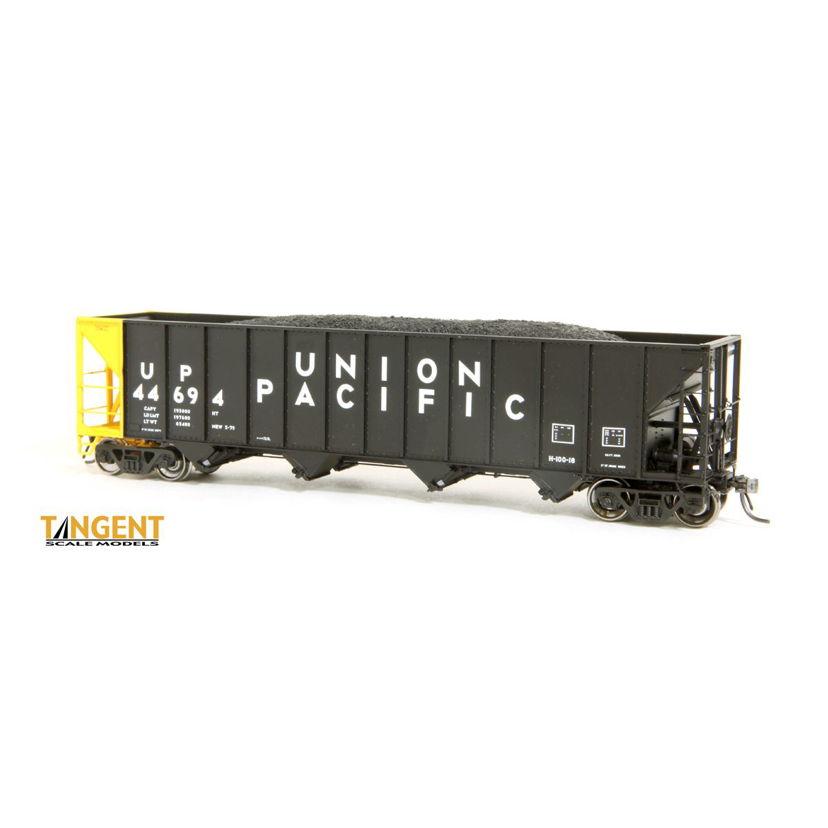 Tangent HO Bethlehem Steel 3600cf Quad Hoppers Union Pacific "Scheme 11