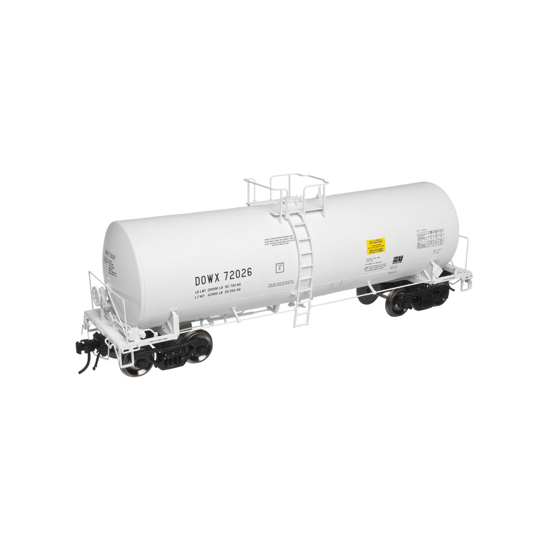 Atlas O Scale 2 Rail 17,600 Gallon Tank Car Dow Chemical Spring Creek