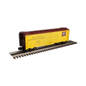 Atlas O Scale 2 Rail 40' Steel Reefer Chicago Burlington & Quincy