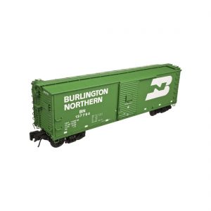 Atlas O Scale 2 Rail 40' Rebuilt USRA Steel Boxcar Burlington Northern