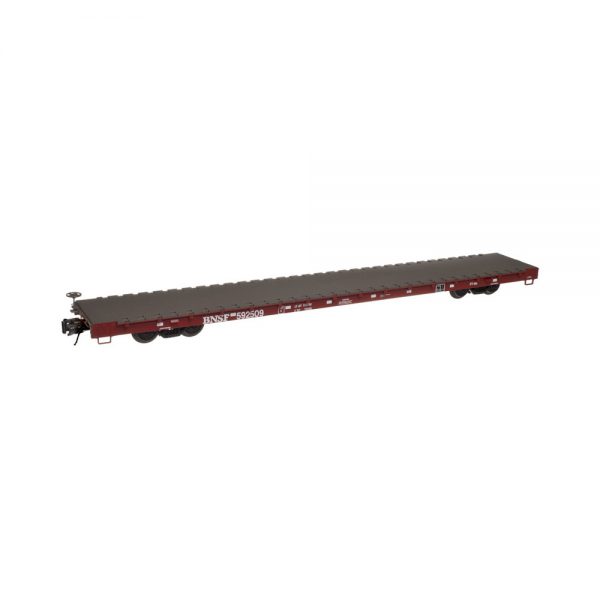 Atlas Trainman O Scale 3 Rail 68' Flatcar BNSF