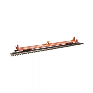 Atlas O Scale 2 Rail 89' Flat Car Providence & Worcester