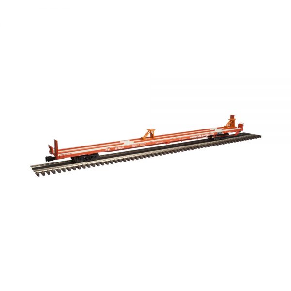 Atlas O Scale 2 Rail 89' Flat Car Providence & Worcester
