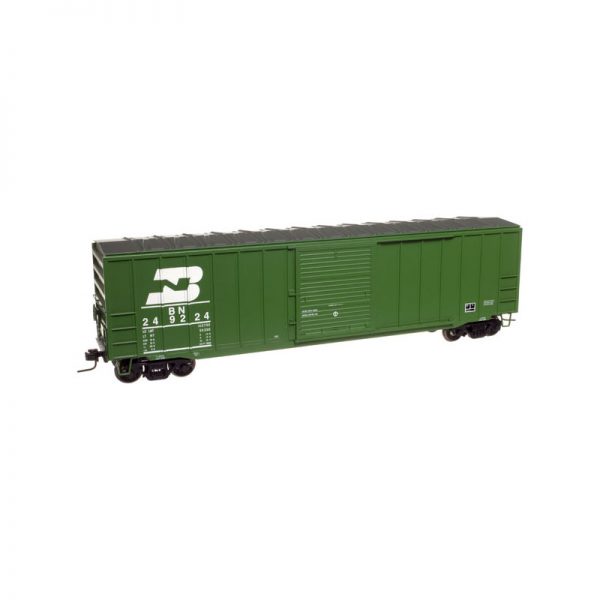 Atlas Trainman O Scale 3 Rail ACF 50' Boxcar Burlington Northern "Three Line"