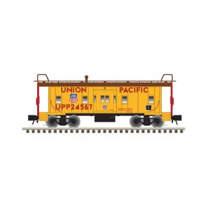 Atlas Trainman O Scale 2 Rail Bay Window Caboose Union Pacific "Steam Train Service"
