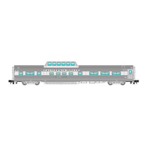 Atlas O Scale 2 Rail Dome Chair Car Western Pacific "California Zephyr, Silver Feather #812"